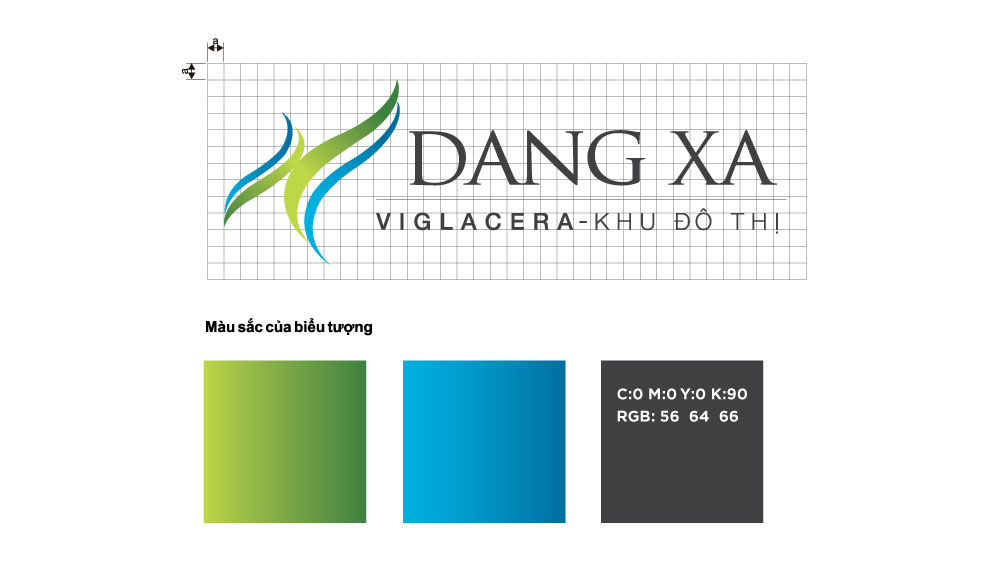 Màu sắc và logo dự án Đặng Xá