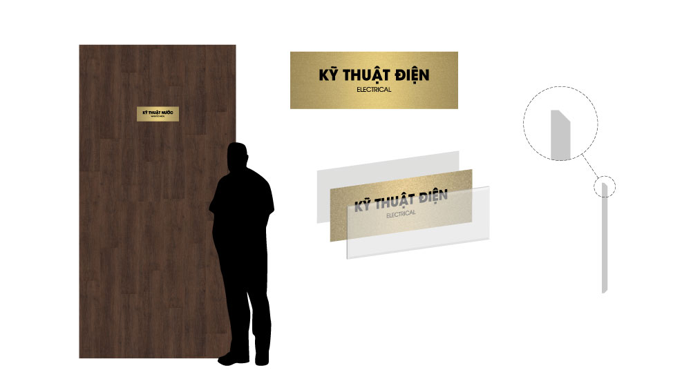 Quy cách biển tên phòng