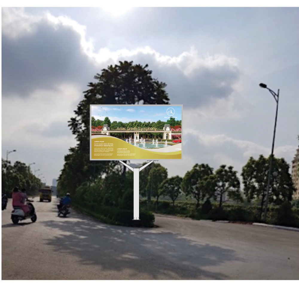 Biển quảng cáo tới khu đô thị