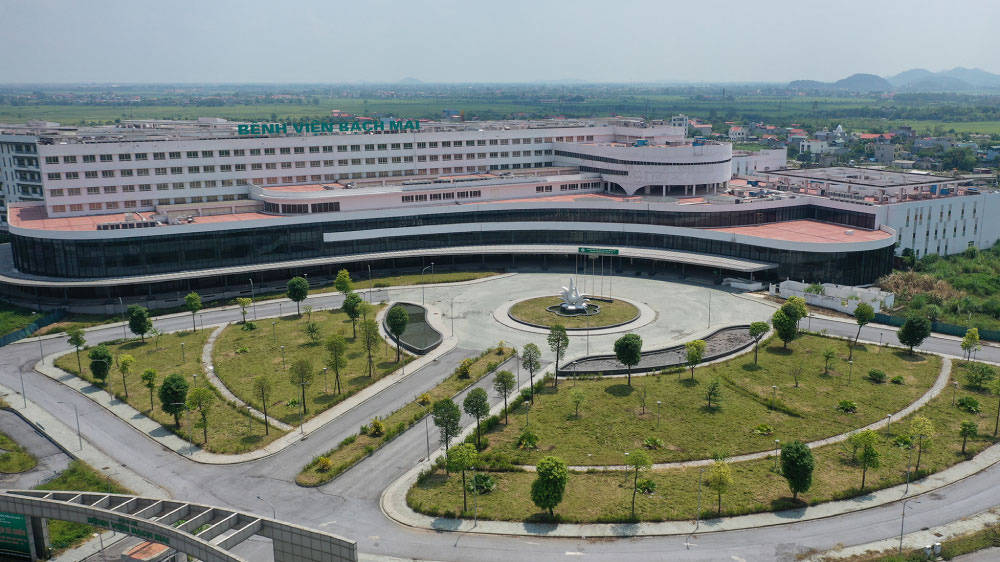 Toàn cảnh bệnh viện Bạch Mai