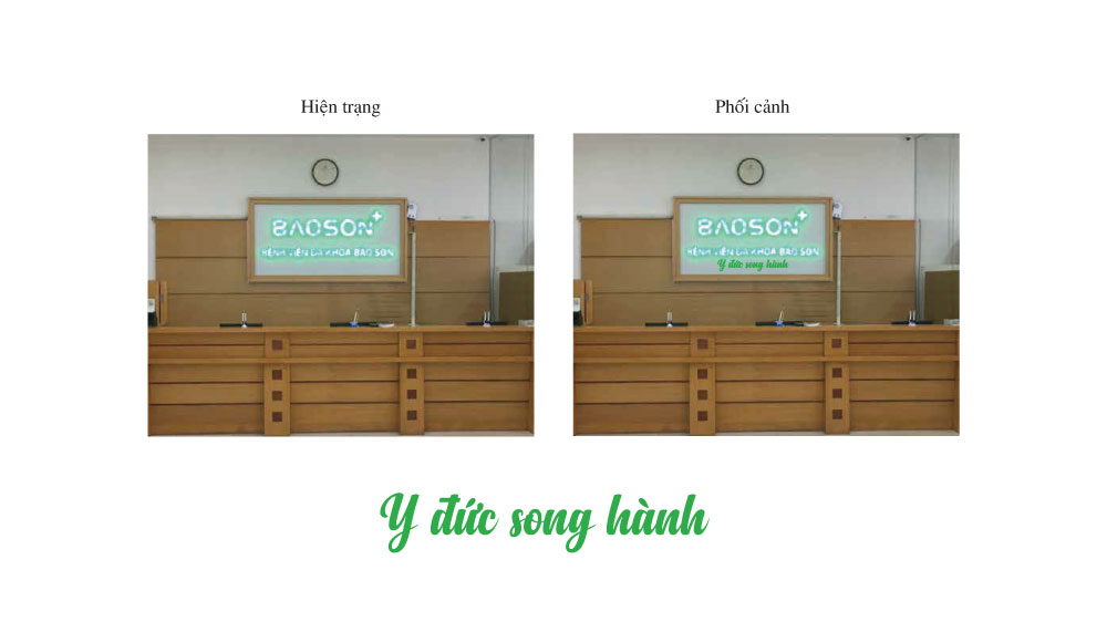 Decal khu vực lễ tân