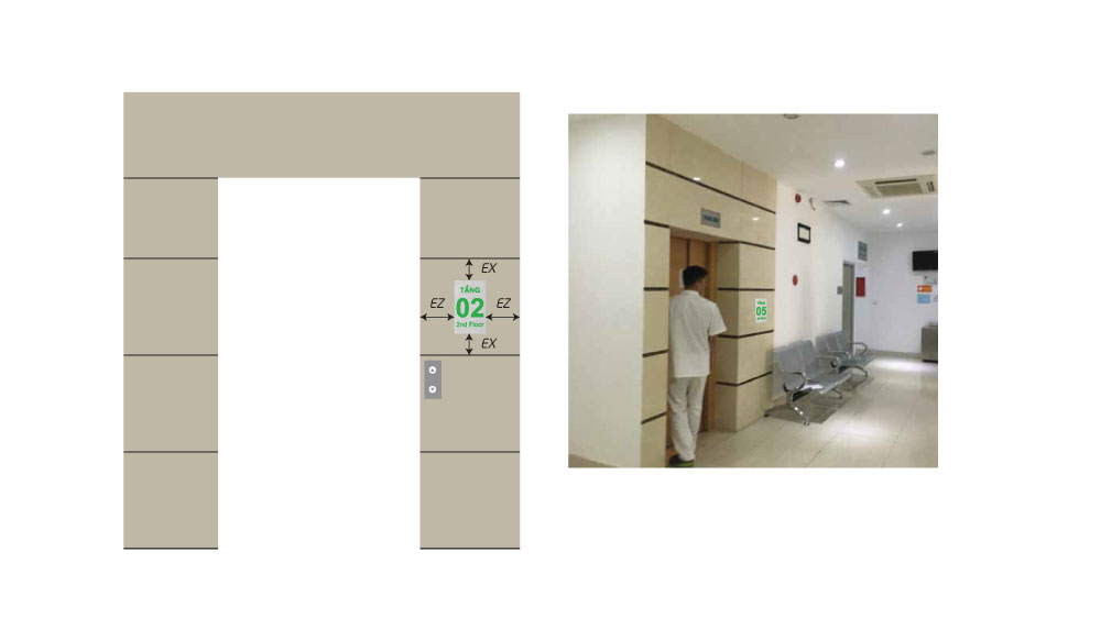 Phối cảnh biển tên tầng