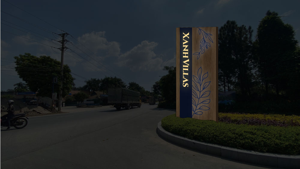 Phối cảnh biển nhận diện dự án 1