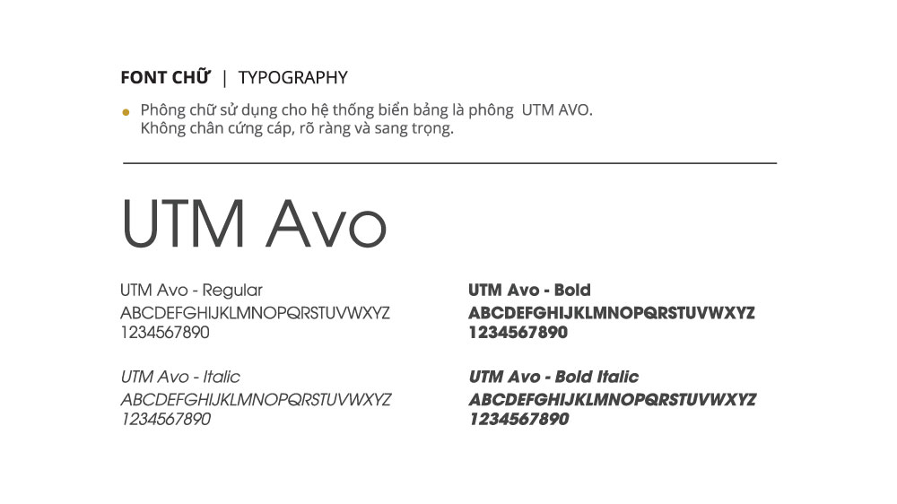 Hệ thống font chữ