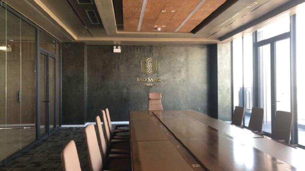 Phối cảnh bộ chữ trong phòng