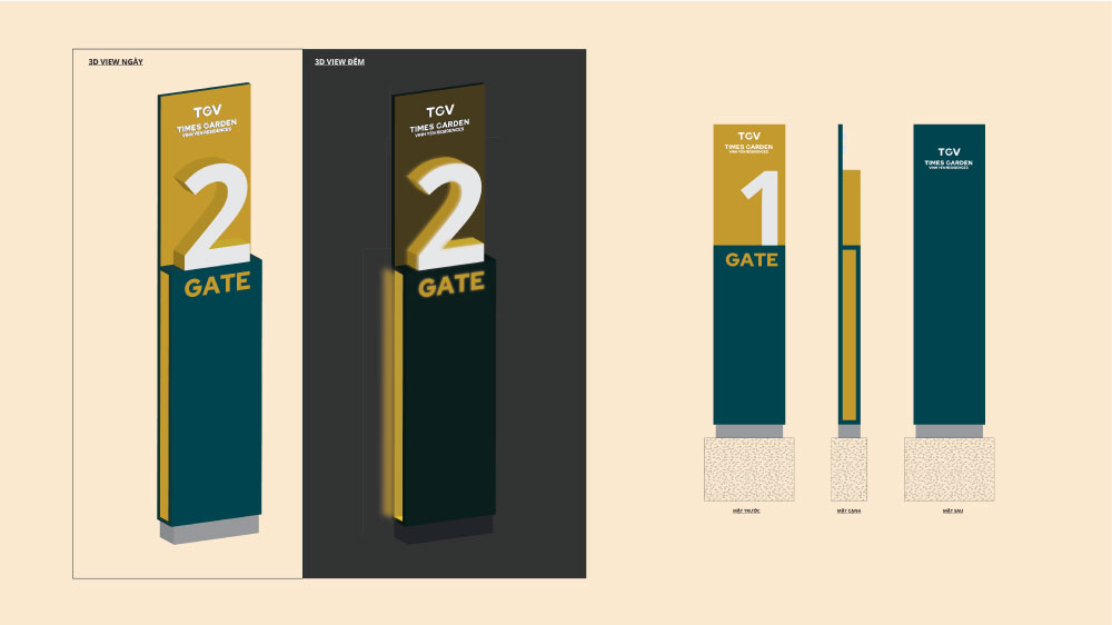 Biển bảng tên cổng