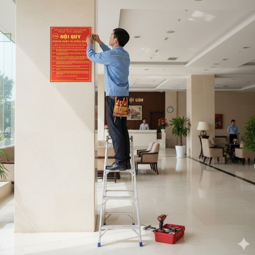 Biển nội quy PCCC