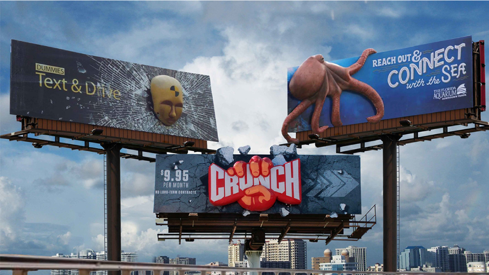 Biển bảng cần đúng bố cục để phù hợp với không gian