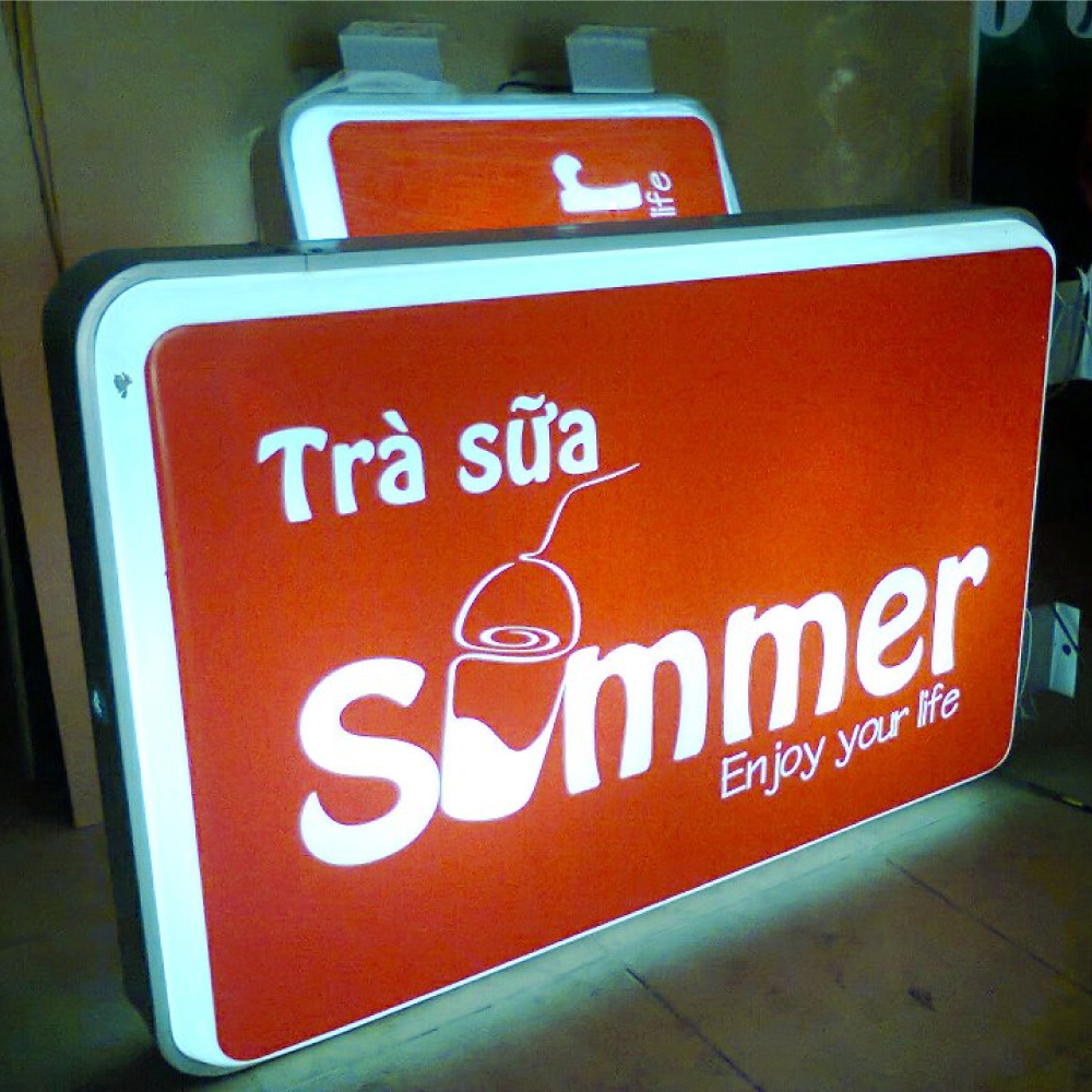 Biển quảng cáo trà sữa