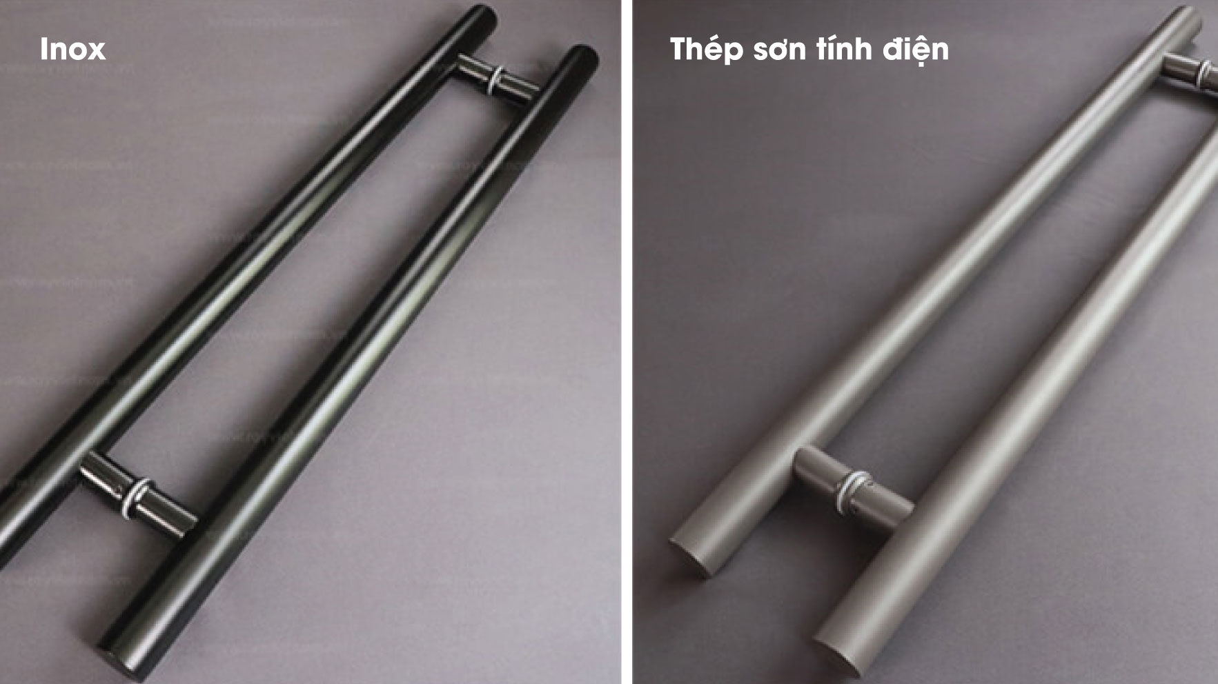Inox và thép sơn tĩnh điện