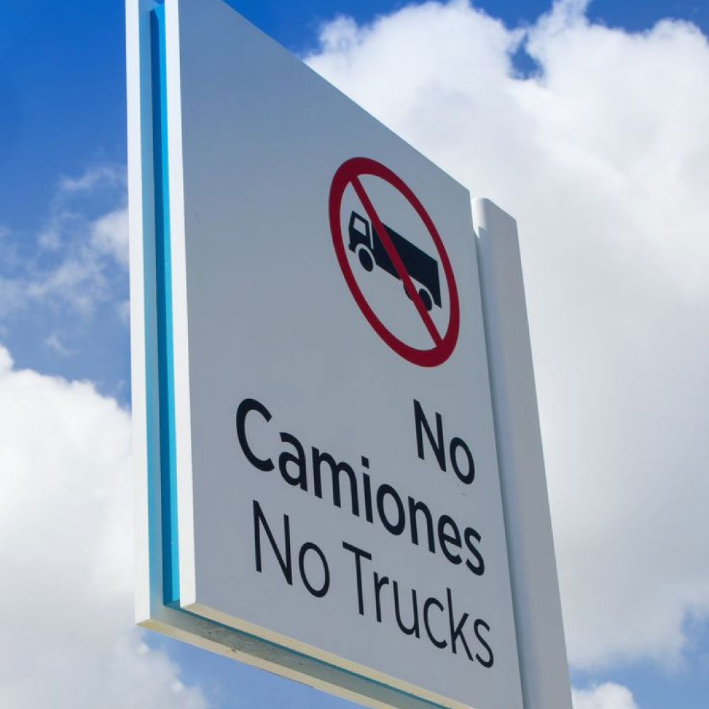 Biển thông tin quy định