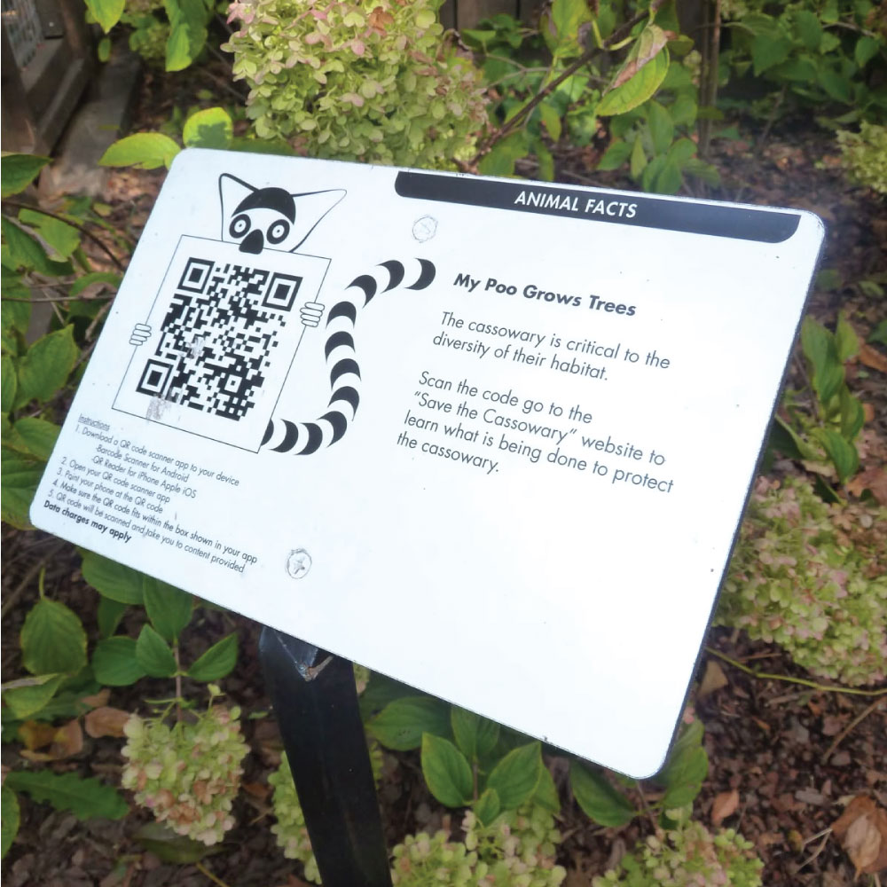 Biển bảng tích hợp mã QR