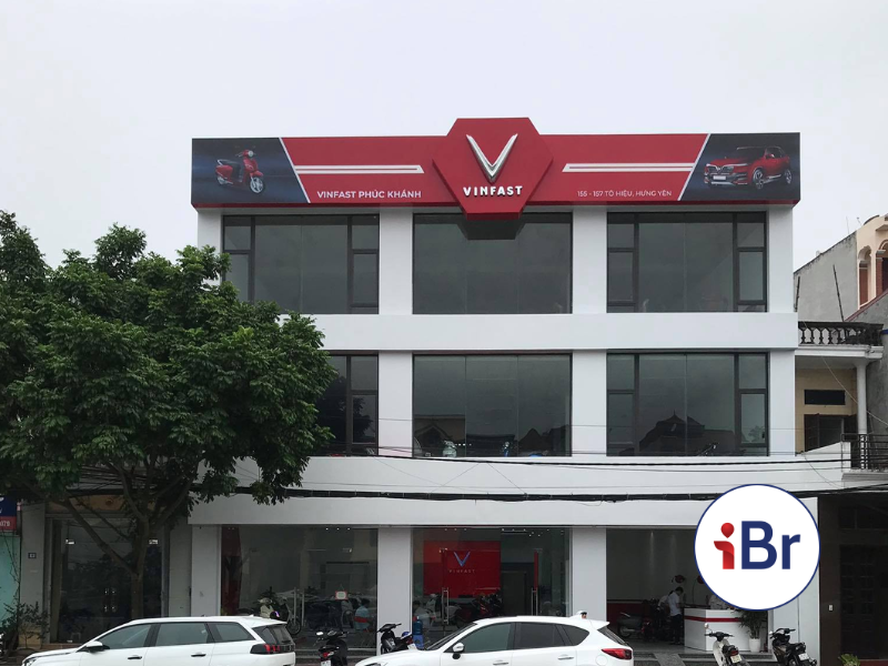 Bảng hiệu alu có tính thẩm mỹ cao, trọng lượng nhẹ