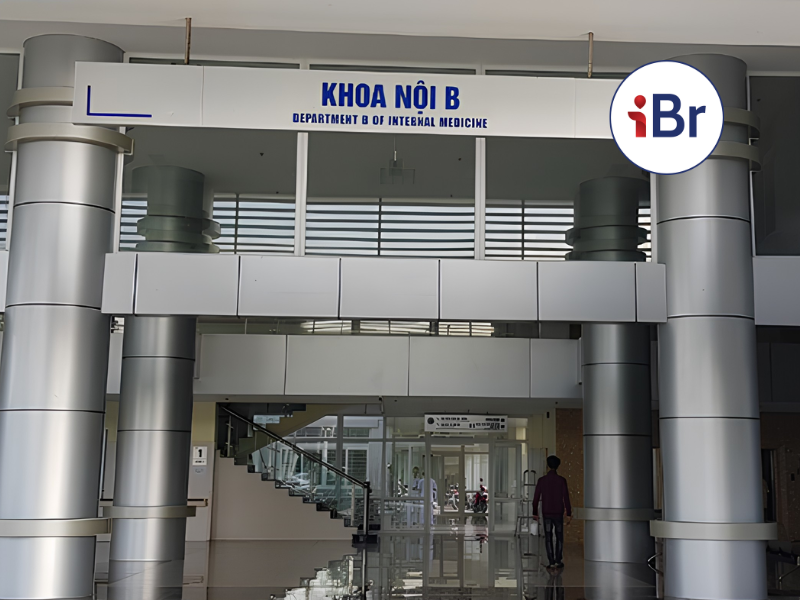 Biển chỉ dẫn các khu trong bệnh viện