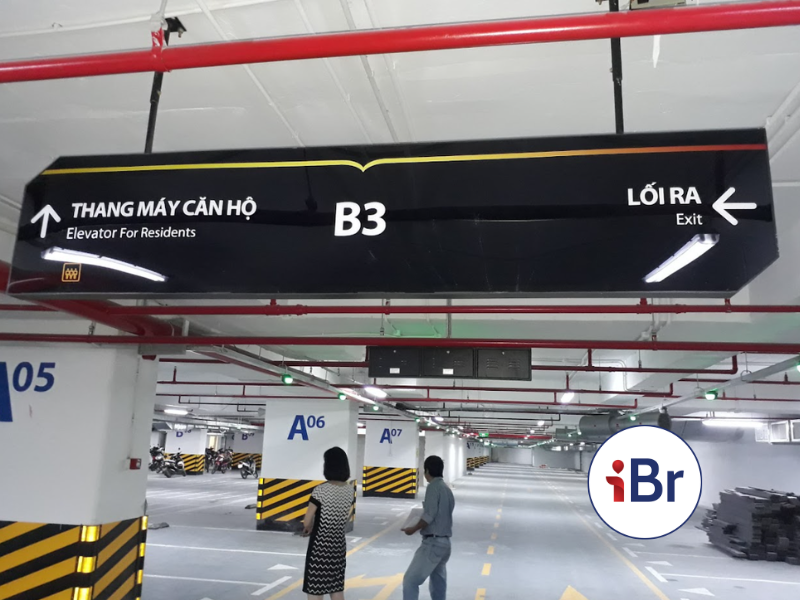  Các loại biển chỉ dẫn thang máy trong một hệ thống hoàn chỉnh