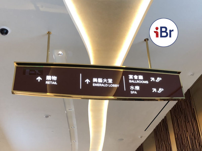 Biển chỉ dẫn tòa nhà tối ưu trải nghiệm công năng