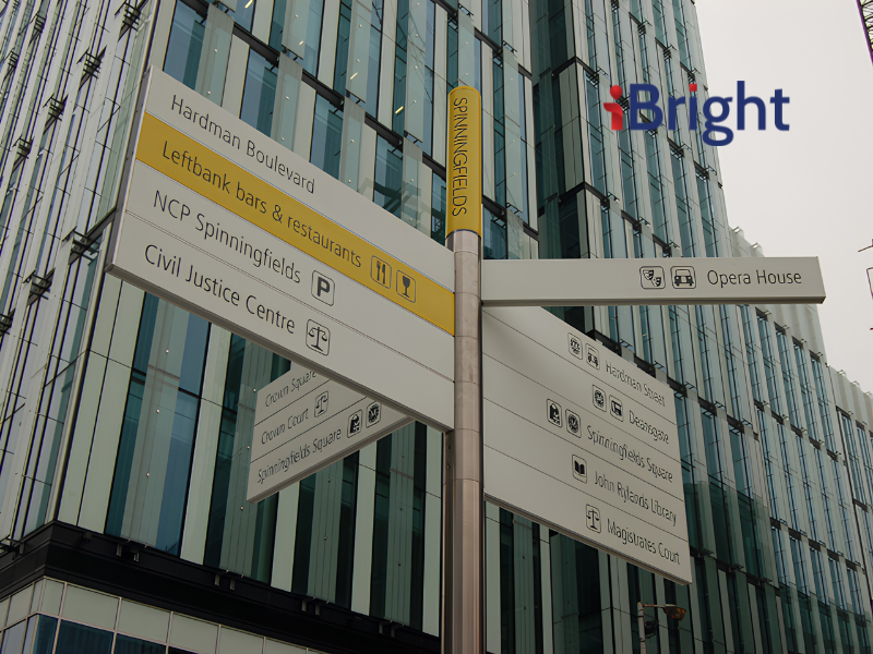 Dịch vụ thiết kế biển chỉ dẫn iBright – Đồng bộ, khoa học, dễ nhận biết