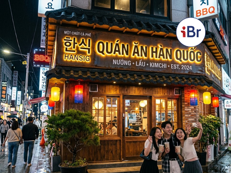 Phong cách nghệ thuật thiết kế biển hiệu quán ăn
