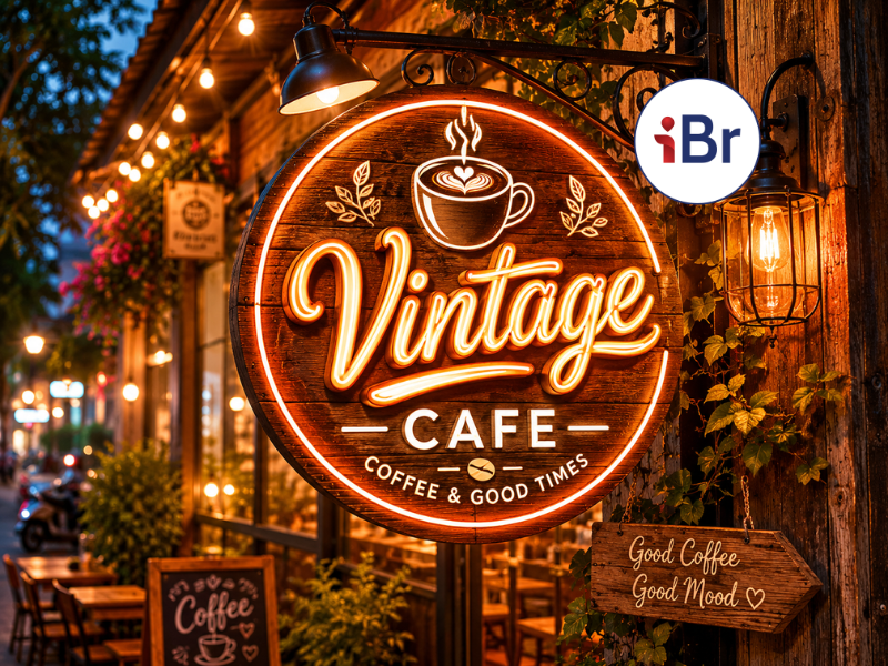 Mẫu biển vẫy quán cafe nổi bật